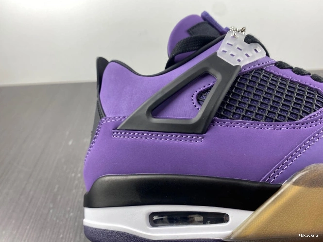Reps TBkick and Family) Retro 4 (Friends Jordan 766296 LN4 Scott Travis Purple 0812